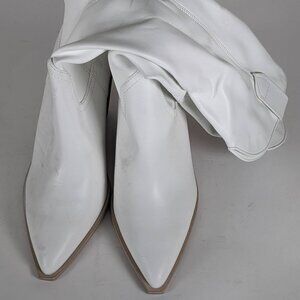 Dolce Vita Cream Ankle Boots – Western Style, Women’s Size 9.5, Low Heel Comfort